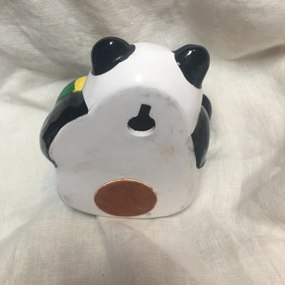 Vintage Omnibus‎ Kids Room Panda Wall Clothes Hanger Decor